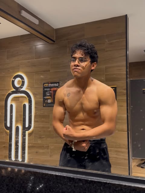 Andro Torres hoy, en el gimnasio