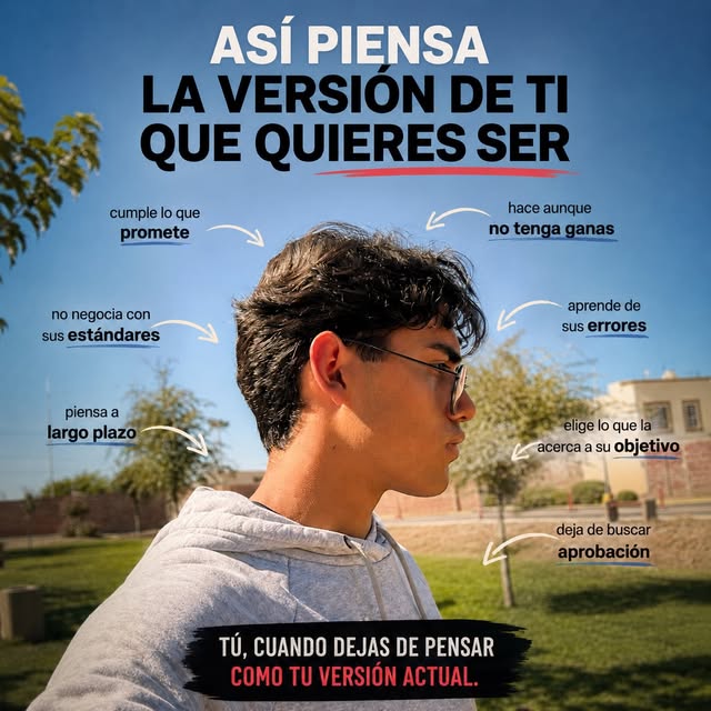 Publicación: así piensa la versión de ti que quieres ser